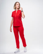 Halat Medical Femei Rosu - Donna - imagine 3