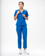 Halat Medical Femei Albastru – Stella - imagine 2