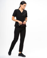 Pantaloni Medicali Femei Negri - Stella - imagine 2