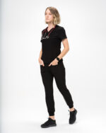 Halat Medical Femei Negru - Vivienne - imagine 3