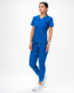 Pantaloni Medicali Femei Albaștri - Vivienne - imagine 2