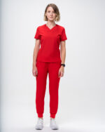 Halat Medical Femei Roșu - Vivienne - imagine 10