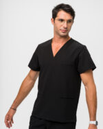 Halat Medical Barbati Negru Christian