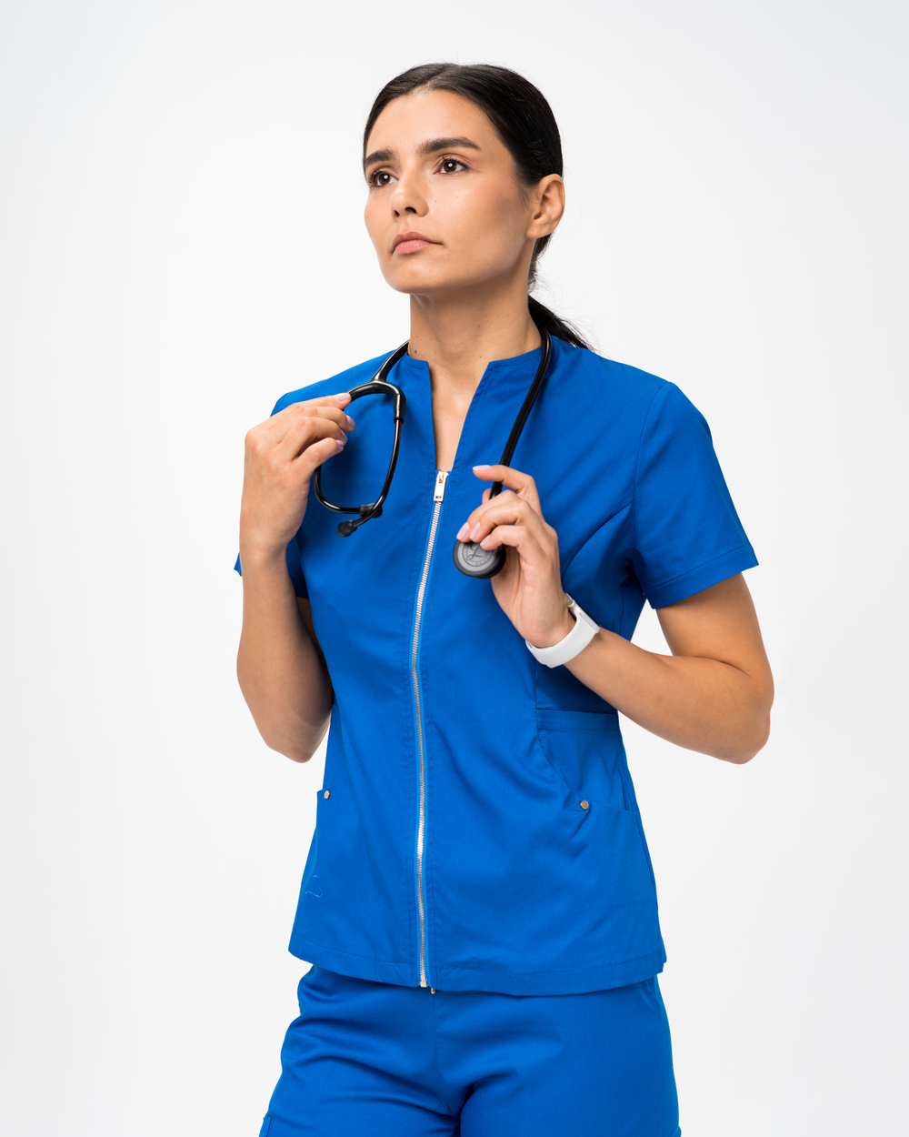 Halat Medical Femei Albastru - Donna Halat Medical Femei Albastru - Donna