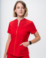 Halat Medical Femei Rosu - Donna