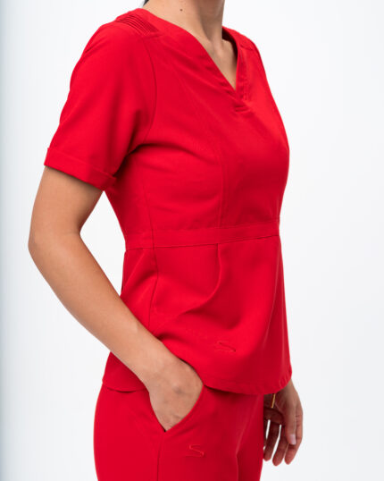 Halat Medical Femei Rosu – Stella