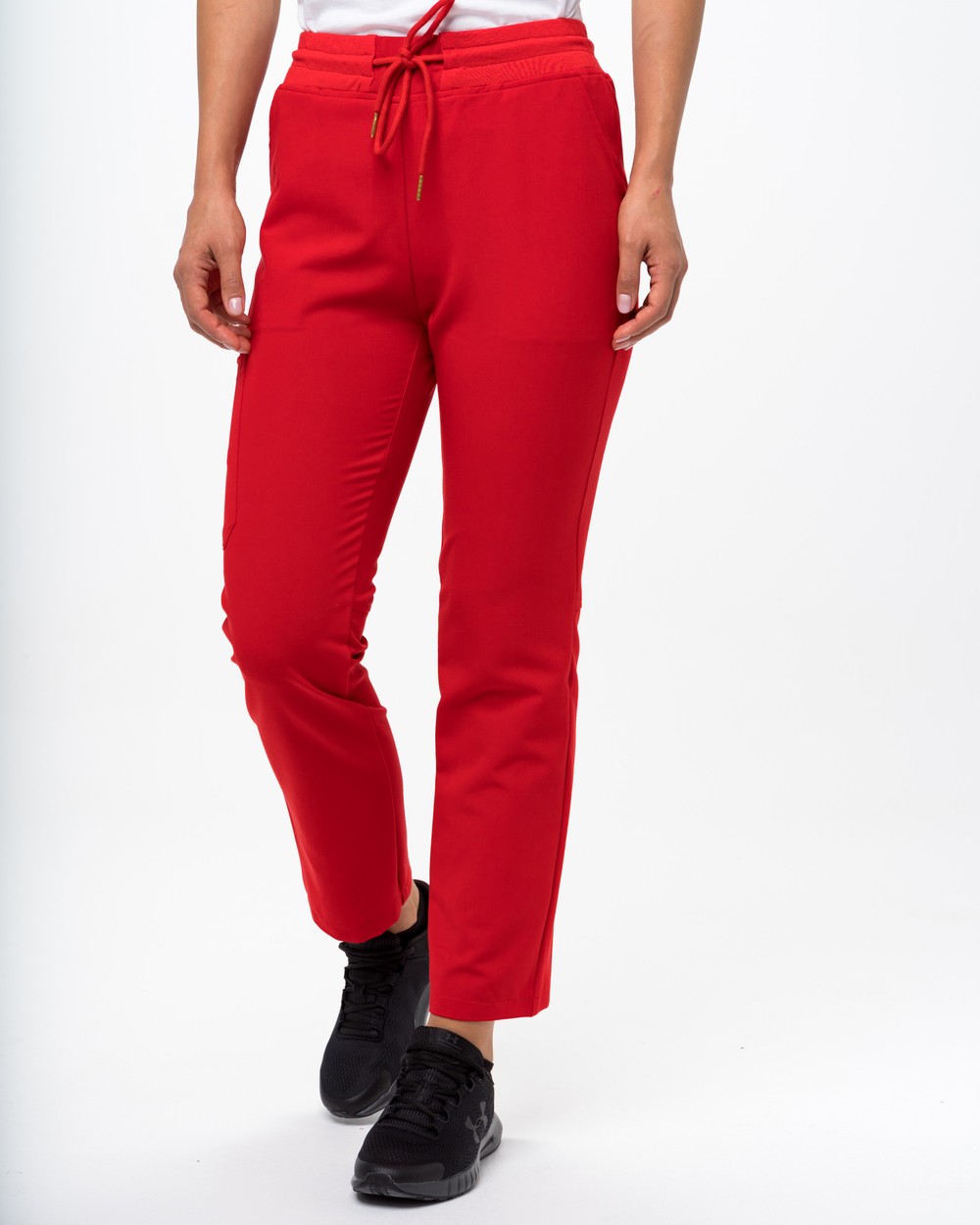 Pantaloni Medicali Femei Roși - Stella Pantaloni Medicali Femei Roși - Stella