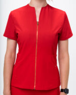 Halat Medical Femei Rosu - Donna - imagine 4