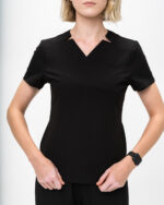 Halat Medical Femei Negru - Vivienne - imagine 4