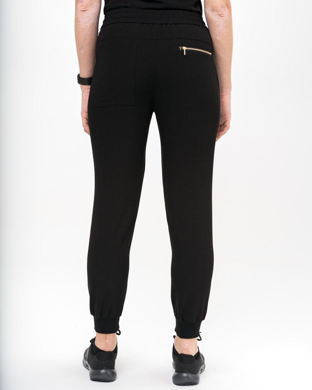 3. Vivienne Pantalon halat medical Jogger cu 5 buzunare negru Pantaloni Medicali Femei Negri - Vivienne - imagine 4