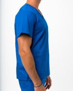 Halat Medical Bărbați Albastru - Christian - imagine 4