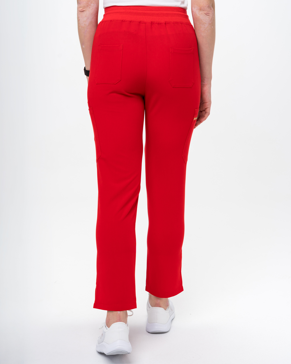 4. Donna Pantalon halat medical cu 7 buzunare rosu Pantaloni Medicali Femei Roșii - Donna - imagine 4