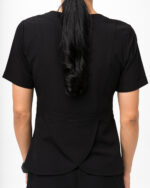 Halat Medical Femei Negru – Stella - imagine 5