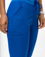 Pantaloni Medicali Femei Albaștri - Stella - imagine 6