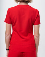 Halat Medical Femei Roșu - Vivienne - imagine 5