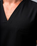 Halat Medical Bărbați Negru - Christian - imagine 7