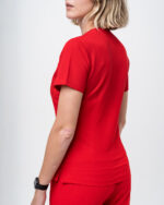 Halat Medical Femei Roșu - Vivienne - imagine 6