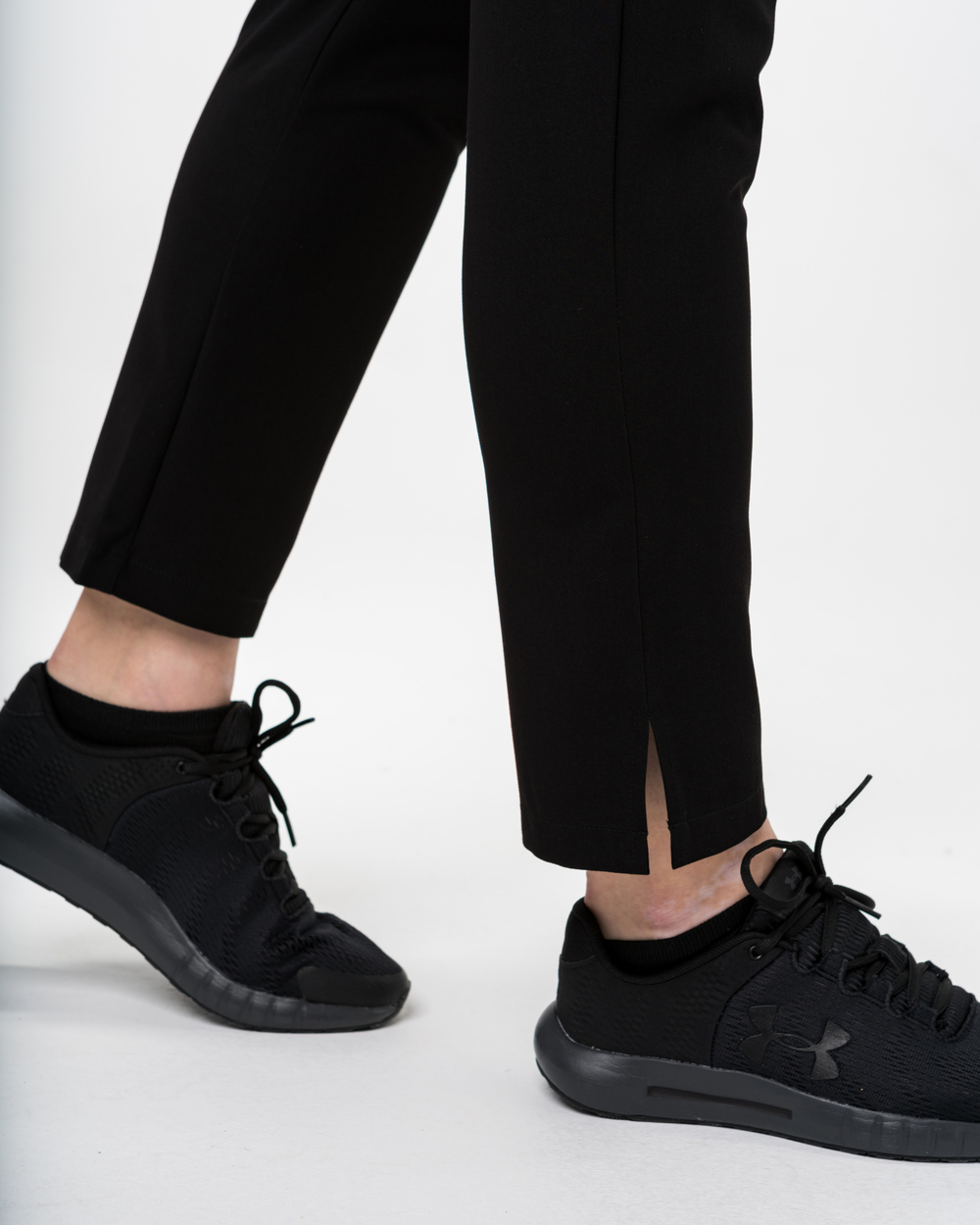 7. Donna Pantalon halat medical cu 7 buzunare negru Pantaloni Medicali Femei Negri - Donna - imagine 8