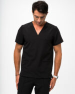 Halat Medical Bărbați Negru - Christian - imagine 9