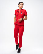 Halat Medical Femei Rosu - Donna - imagine 9