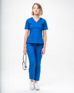 Halat Medical Femei Albastru – Stella - imagine 8