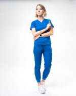 Pantaloni Medicali Femei Albaștri - Vivienne - imagine 9