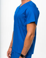 Halat Medical Bărbați Albastru - Yves - imagine 3