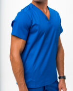 Halat Medical Bărbați Albastru - Yves - imagine 4